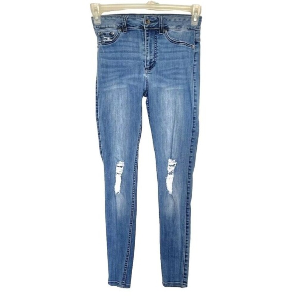 Blackheart Jegging Jeans Skinny Womens Size 3 Hot Topic Destroyed Distressed